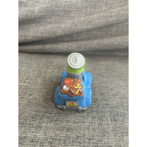 1987 Playskool Sesame Street Oscar The Grouch Die Cast Trash Truck Vintage - Picture 2 of 9